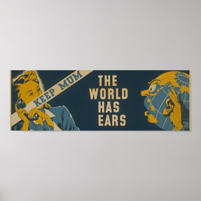 Behålla Morsa Propaganda Poster (Framsidan)