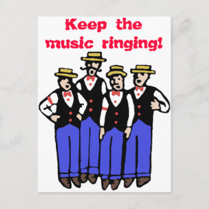 Behålla Music Ringing! Vykort