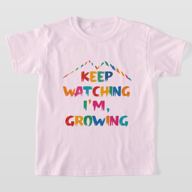 Behålla när jag växer | T-Shirt for Girls (Laydown)