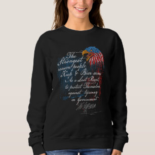 Behålla och Bear Arm Thomas Jefferson Patriotic Qu T Shirt