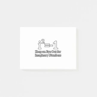 Behålla och Öga ut för det fiktiva antalet Math St Post-it Block