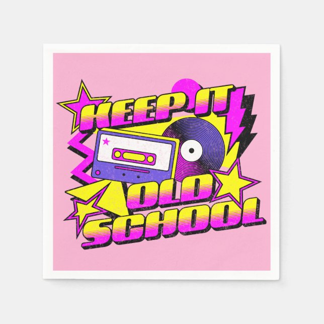 Behålla old school pappersservett (Framsidan)