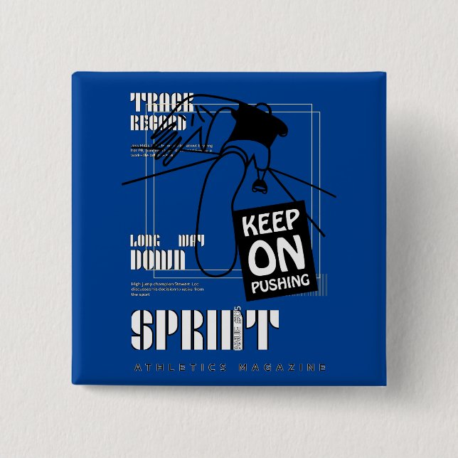 Behålla om idrott på fritiden knapp (Framsida)