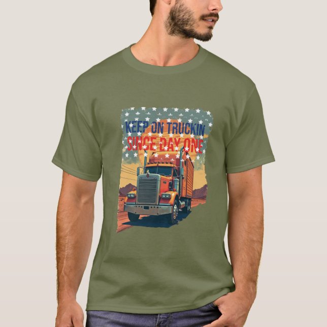 Behålla om lastning t shirt (Framsida)