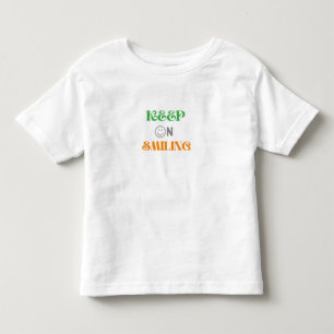 Behålla om leende t shirt