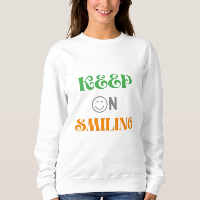 Behålla om leende t shirt (Framsida)