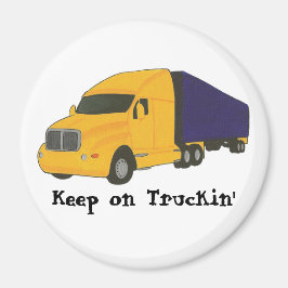 Behålla om Truckin, lastbil på magnet
