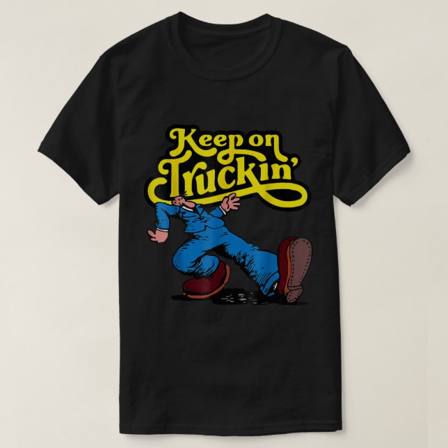 Behålla om Truckin T Shirt (Design framsida)