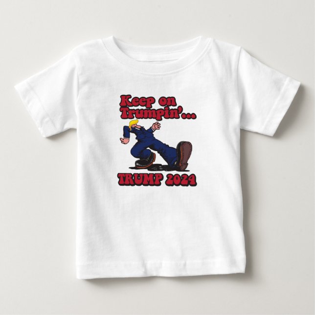 Behålla om TRUMPIN Trump 2024 T Shirt (Framsida)