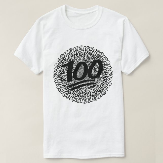 Behålla på 100. t shirt (Design framsida)