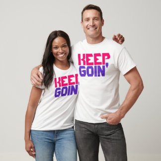 Behålla på dam tee shirt