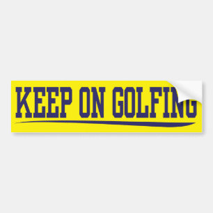 behålla på golfspel bildekal