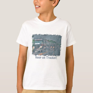 "Behålla på lastbilen för rigg för T Shirt