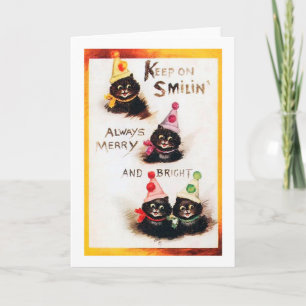 Behålla på Smilin, Black Cat, Louis Wain Kort