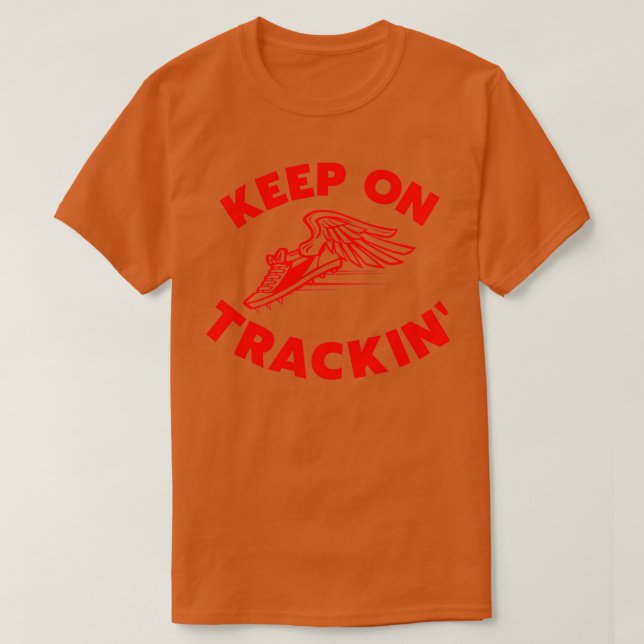 Behålla på Trackinx27 T Shirt (Design framsida)