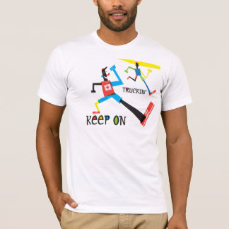 behålla på transport tee shirt
