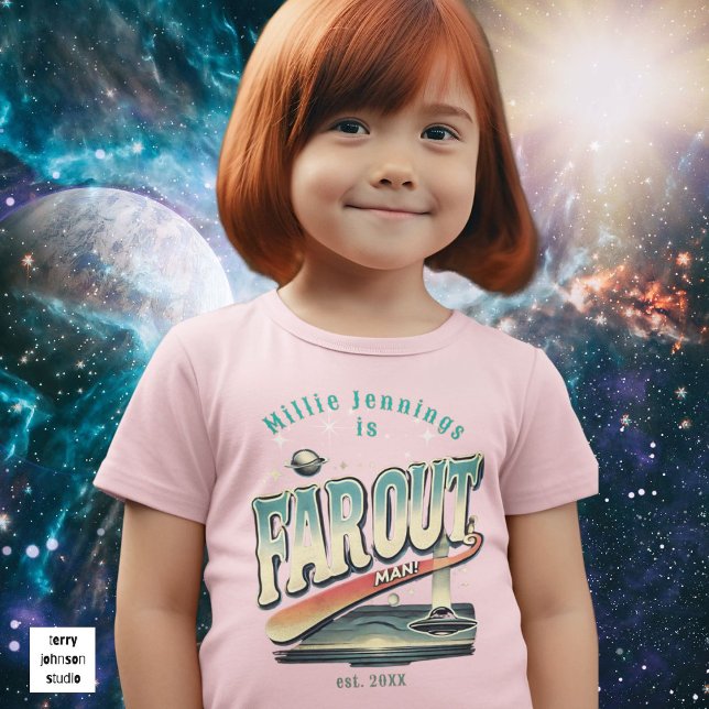Behålla på Truckin Rosa i Retro 60- Personligen T Shirt (Skapare uppladdad)