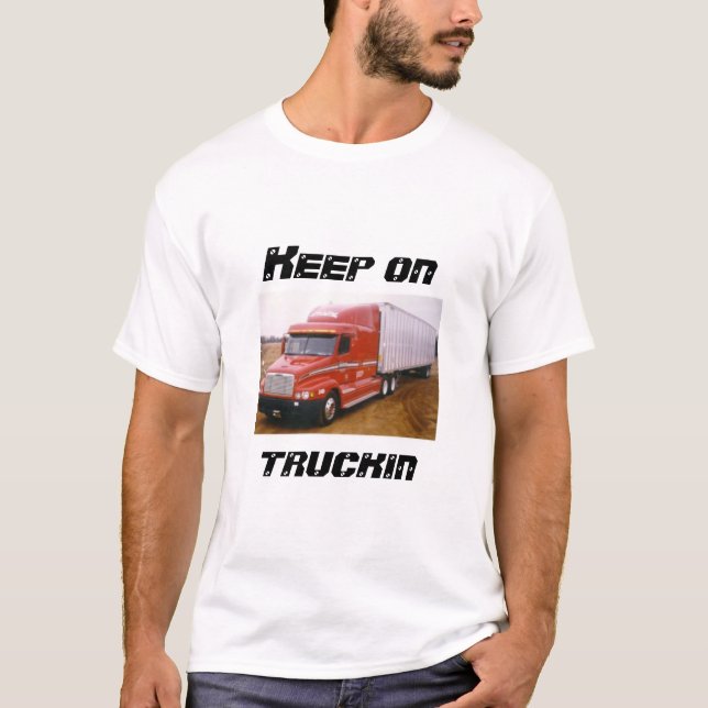 Behålla på truckin t shirt (Framsida)