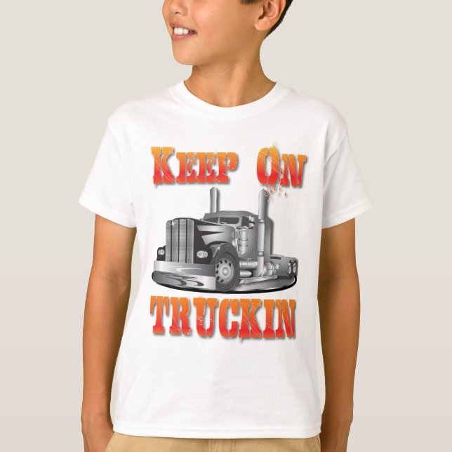 Behålla på Truckin T-shirt (Framsida)