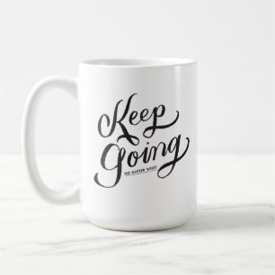 Behålla på väg mot kaffe Mugg