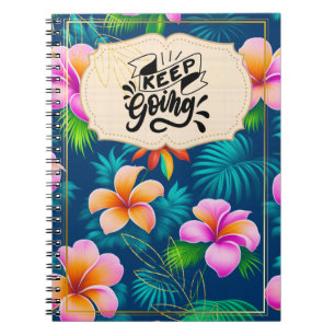 Behålla på väg Motivering Quote Journal Anteckningsbok