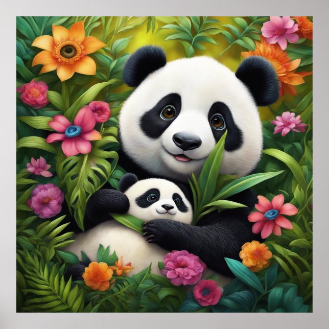Behålla Panda eller utforma din egen poster (Framsidan)