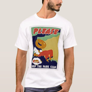 Behålla parken Rengör Tee Shirt