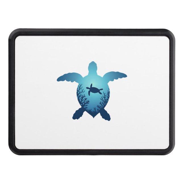 Behålla Plastfri Spara av havsköldpaddor T-S Dragkroksskydd (Framsidan)