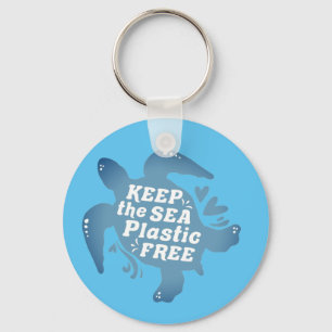 Behålla: Plastfrisjösköldpadda  Nyckelring