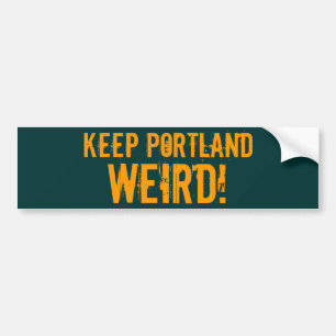 BEHÅLLA PORTLAND, KONSTIG! BILDEKAL