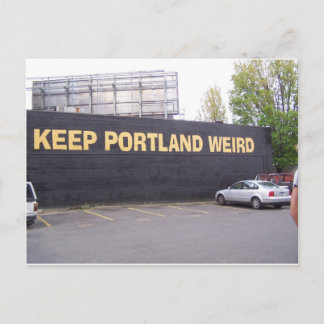 Behålla Portland Konstig Vykort