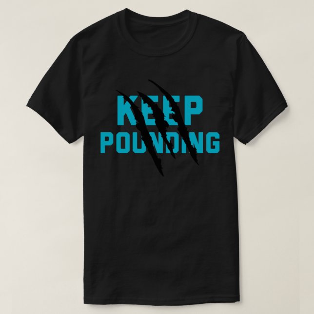 Behålla Pounding - Carolina Panthers Classic T-Shi T Shirt (Design framsida)