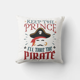 Behålla prinsen jag tar Pirat Kudde