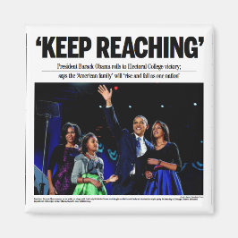 "Behålla Reaching" Obama Magnet
