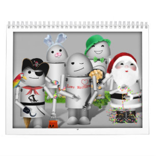 Behålla Robo-x9 runt för nyår! Kalender