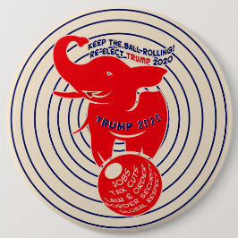 Behålla Rolling Trump 2020 i Boll Knapp