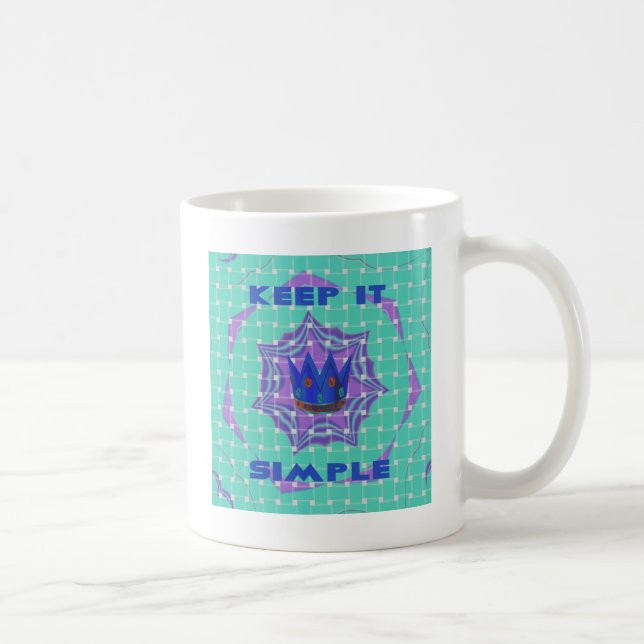 Behålla: Royalet Clarity Mönster Art Kaffemugg (Höger)