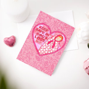 Behålla Säker i Guds Kärlek Valentine Card Helgkort