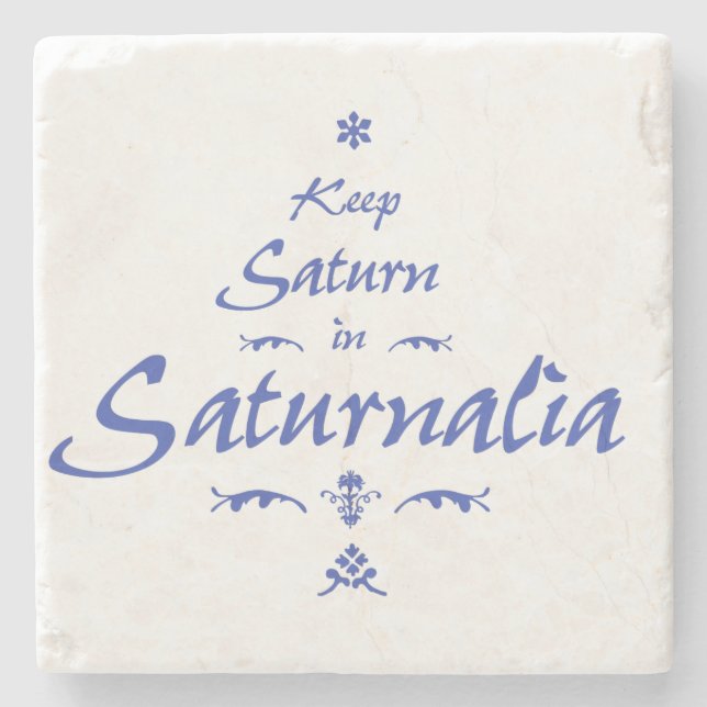Behålla Saturin (mättnad) på lördag Stenunderlägg (Framsidan)