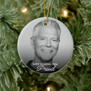 Behålla Skapar honom Proud Pappa Ornament