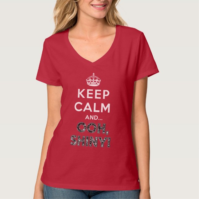 Behålla skina lugnaa Ooh T-shirt (Framsida)
