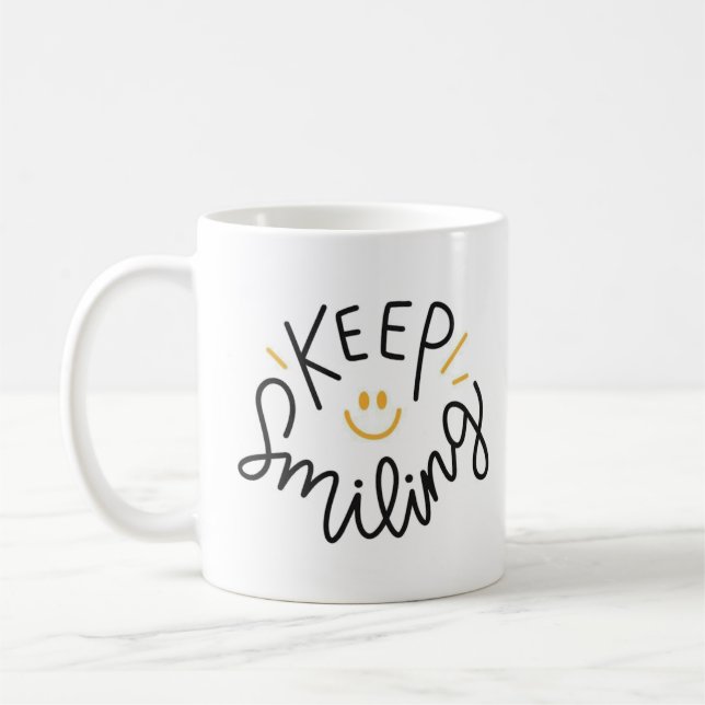 Behålla Smiling Mugg (Vänster)