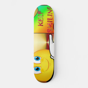 Behålla Smilning Skateboard Bräda 21,5 Cm