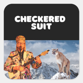 Behålla sofforna vid kaj. fyrkantigt klistermärke