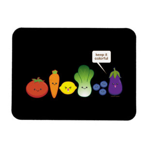 Behålla som är färgstark (enkel design) magnet