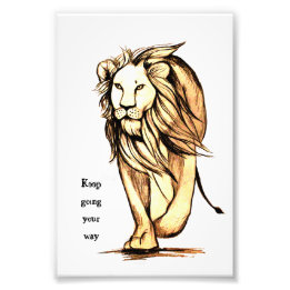 behålla som går din väg fototryck