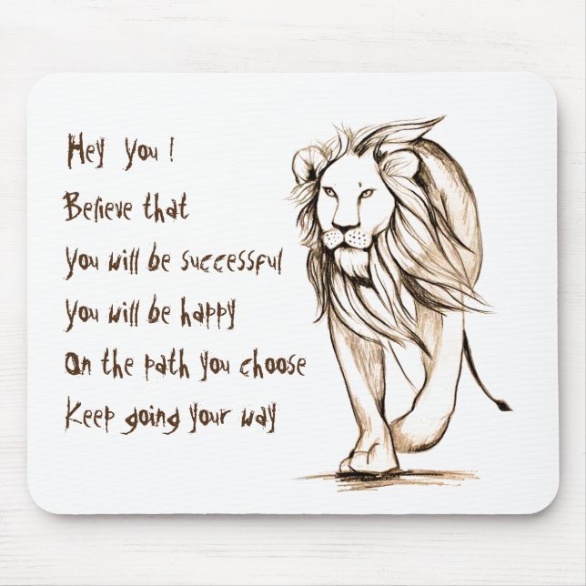 Behålla som går din väg musmatta (Framsidan)