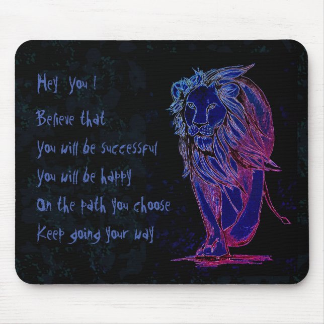 Behålla som går din väg musmatta (Framsidan)