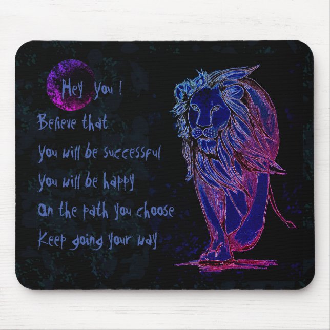 Behålla som går din väg musmatta (Framsidan)