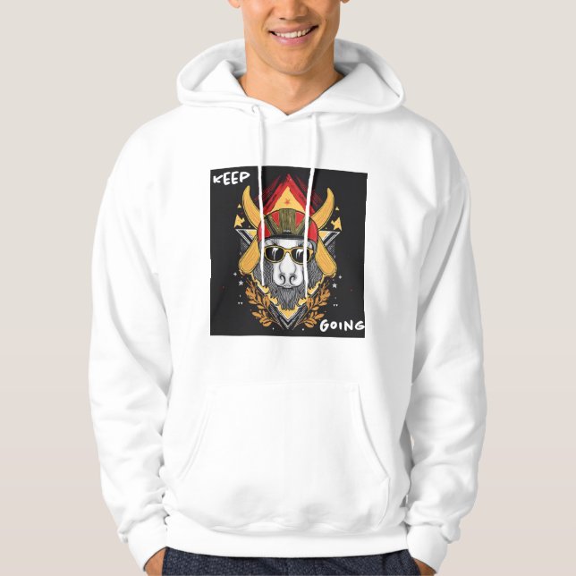 Behålla som går Hoodies Hoodie (Framsida)